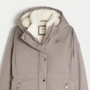 Hollister Gray Puffer Jacket